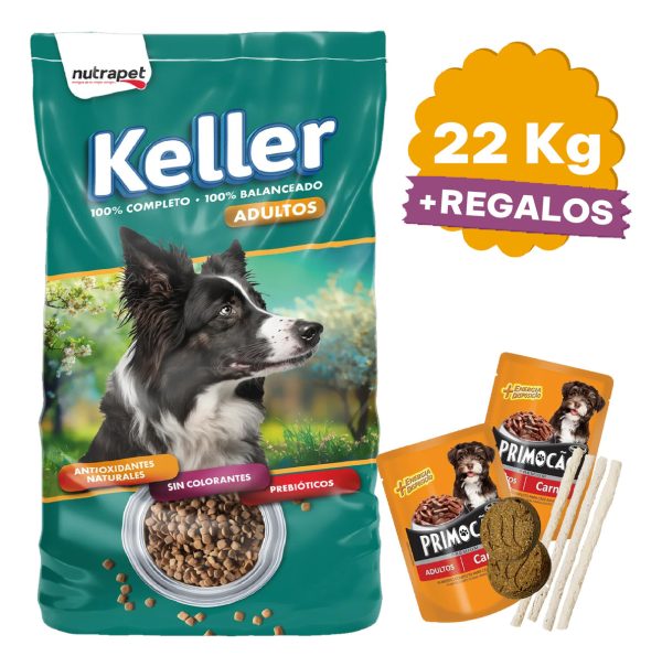Alimento Keller De Natural Dog Adulto 22kg