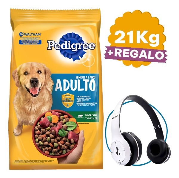 Comida Perro Pedigree Vegetal 21 Kg + Regalo - Imagen 2