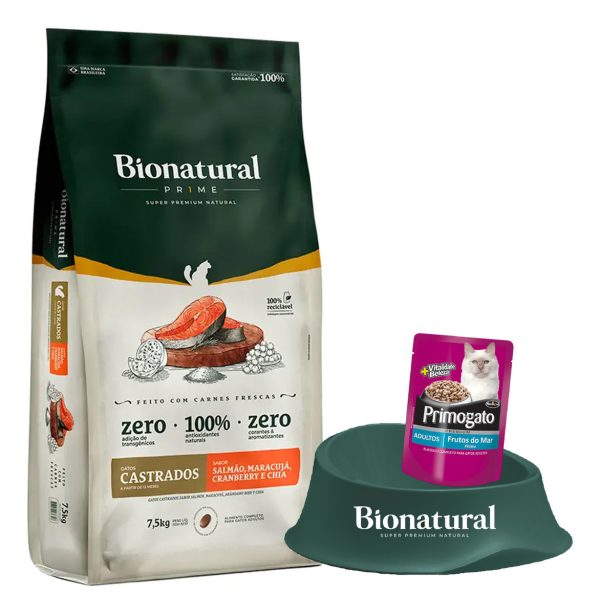 Bionatural Prime Gato Adulto Castrado 7,5 Kg