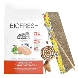 Biofresh Gato Castrado Sabor Pollo 7,5 Kg + Obsequio