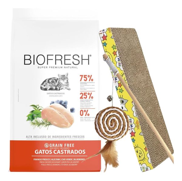 Biofresh Gato Castrado Sabor Pollo 7,5 Kg + Obsequio