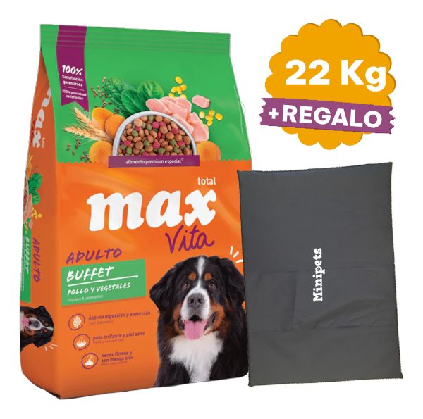 Comida Perro Adulto Max Buffet 22 Kg + Regalo - Imagen 2