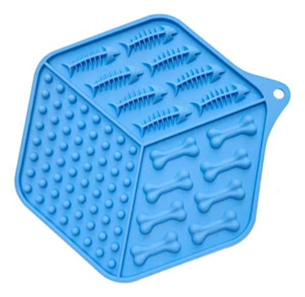 Alfombrilla De Lamer Para Mascotas Hexagonal Lili Mascotas - Imagen 2