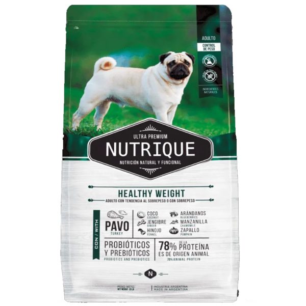 Nutrique Perro Adulto Healthy Weigth 15 Kg (BOLSA CON DETALLE)