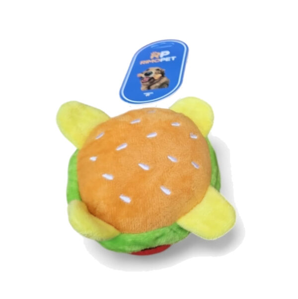 Juguete Peluche Para Perro Hamburguesa Rimopet