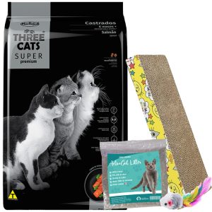 Three Cats Super Premium Gato Adulto Castrado 10 kg
