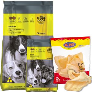 Three Dogs Original Perro Adulto Mediano y Grande 25 Kg (22 + 3)