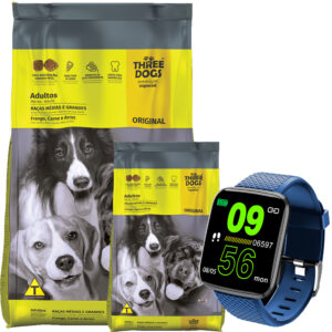 Three Dogs Original Perro Adulto Mediano y Grande 25 Kg (22 + 3)