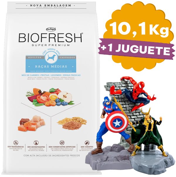 Biofresh Perro Adulto Castrado Raza Mediana 10,1 Kg - Imagen 2