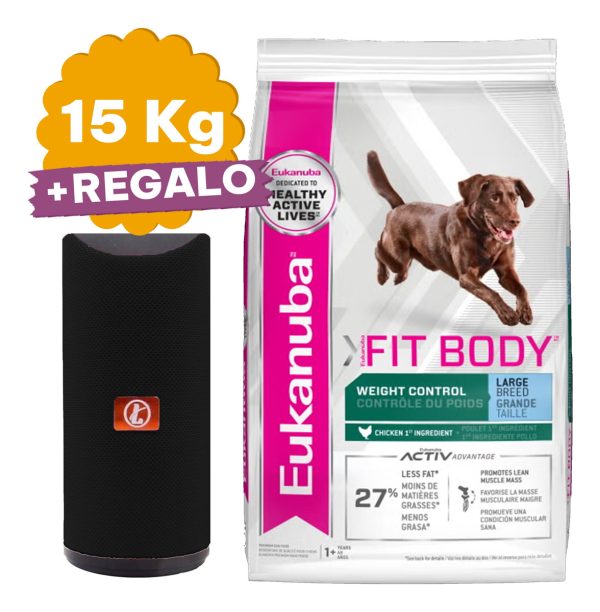 Alimento Eukanuba Control De Peso Raza Grande 15 Kg + - Imagen 2