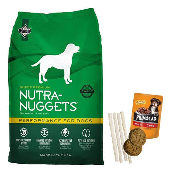 Alimento Nutra Nuggets Peformance Perro Adulto 15 Kg