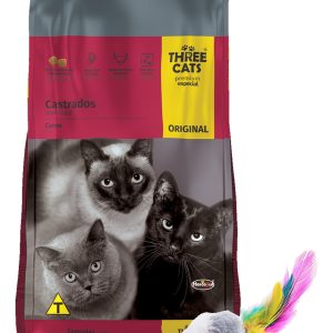 Alimento Gato Three Cats Original Castrados 1 Kg