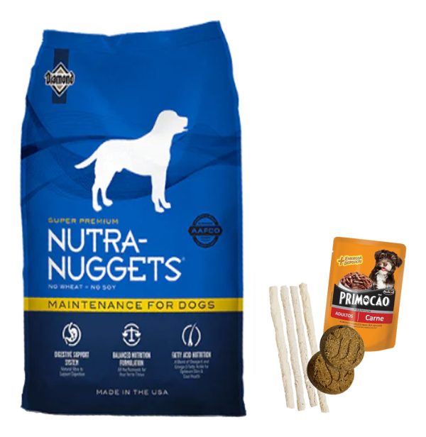 Alimento Nutra Nuggets Maintenance Perro Adulto 15 Kg
