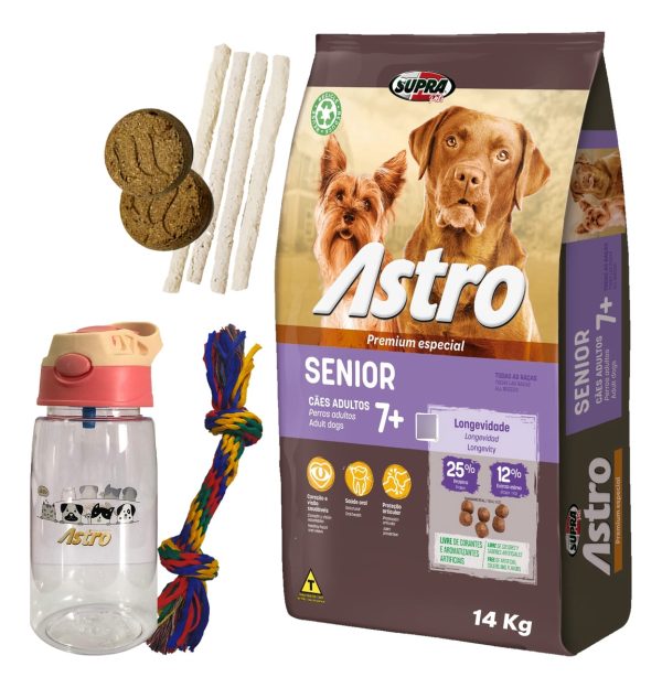 Comida Perro Astro Senior (+7 Años) 15 Kg + Contenedor