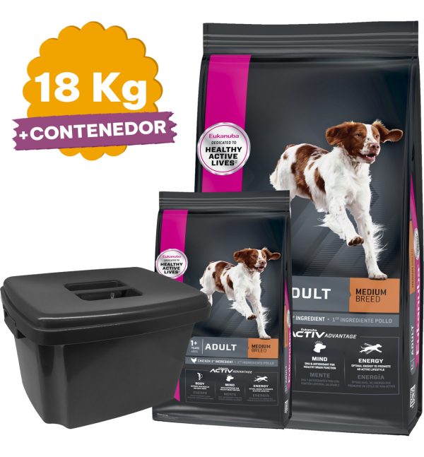 Eukanuba Adulto Raza Mediana 15 Kg + Regalo - Imagen 2