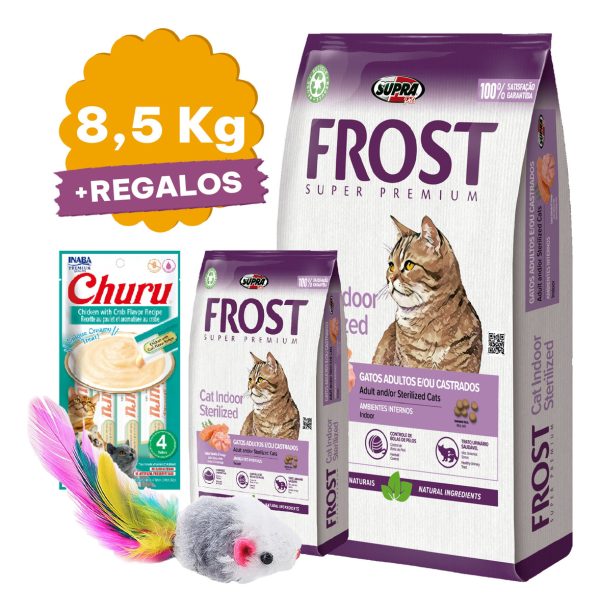 Alimento Gato Adulto Frost Cat Indoor 8,5 Kg + Regalo - Imagen 2