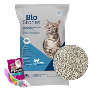 Piedras Sanitarias Para Gato Bio Stones Diatomita 8 Kg
