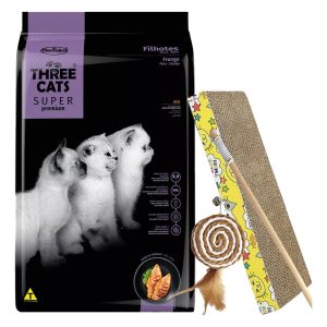 Alimento Three Cats Cachorro Kitten Super Premium 10,1 Kg