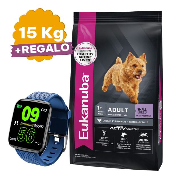 Eukanuba Perro Adulto Raza Pequeña 15 Kg + Obsequio - Imagen 2