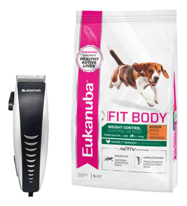 Comida Eukanuba Control De Peso Raza Mediana 15 Kg
