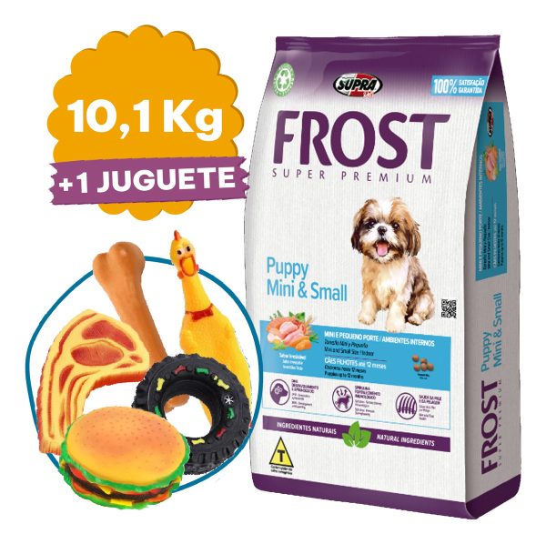 Comida Perro Cachorro Frost Sb Raza Peq 10,1 Kg + Contenedor