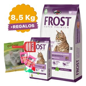 Alimento Gato Adulto Frost Cat Indoor 8,5 Kg + Regalo