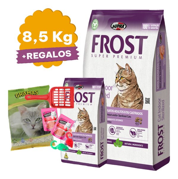 Alimento Gato Adulto Frost Cat Indoor 8,5 Kg + Regalo