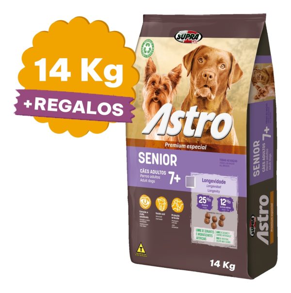 Comida Perro Astro Senior (+7 Años) 15 Kg + Contenedor - Imagen 2