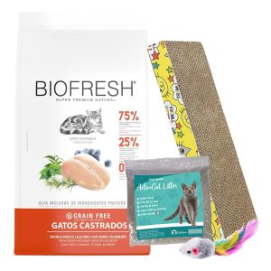 Biofresh Gato Castrado Sabor Pollo 7,5 Kg + Regalo