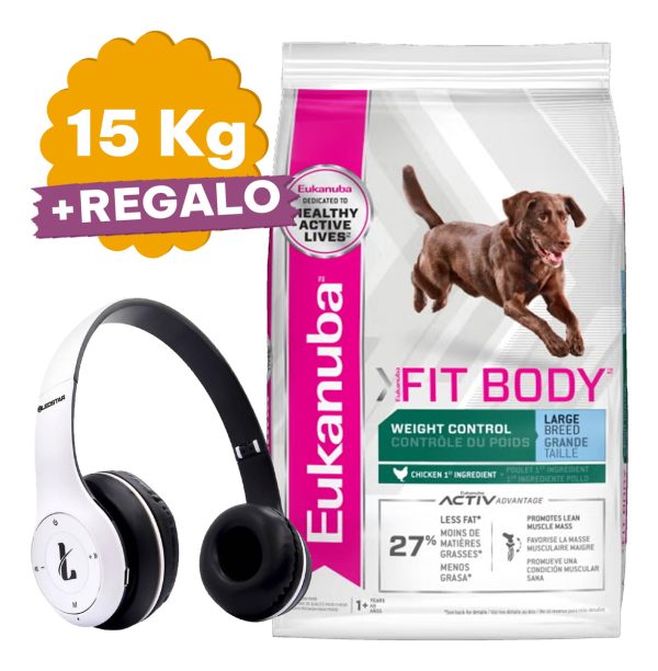 Alimento Eukanuba Control De Peso Raza Grande 15 Kg - Imagen 2