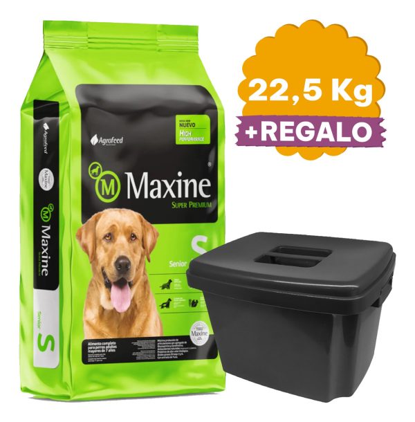 Alimento Perro Adulto Mayor Maxine Dog Senior 21 Kg + Regalo - Imagen 2