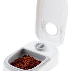 Comedero Dispensador Automático C/ Timer Para Perro Y Gato