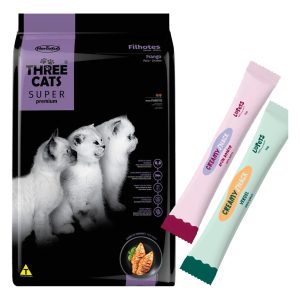 Alimento Three Cats Cachorro Super Premium 3 Kg + Regalo