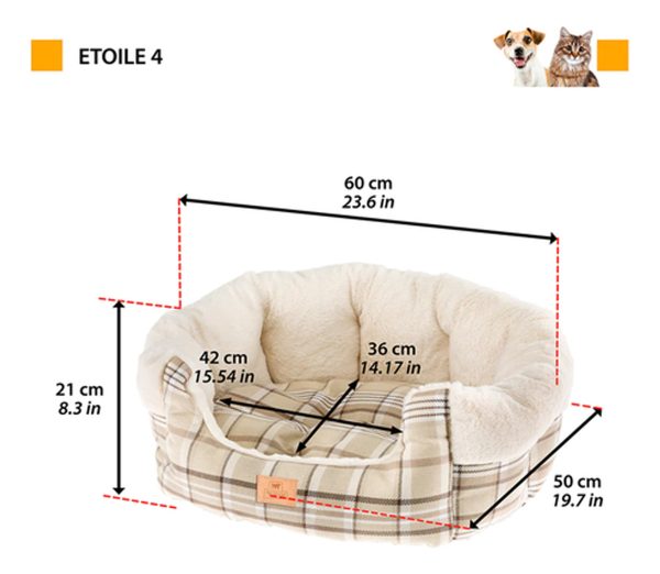 Cuna Para Mascota Etoile Nº4 Ferplast - Imagen 2