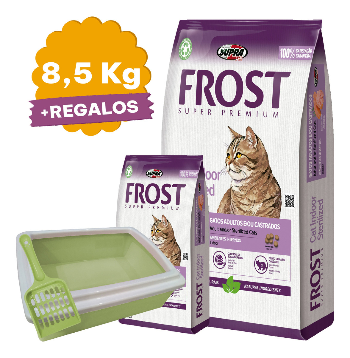 Alimento Frost Cat Indoor Gato Adulto 8,5 Kg + Regalos