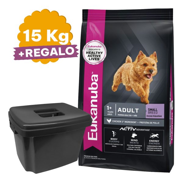 Alimento Eukanuba Adulto Raza Pequeña 15 Kg + Regalo - Imagen 2