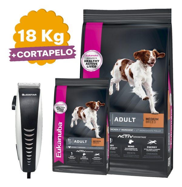 Alimento Eukanuba Adulto Raza Mediana 15 Kg + Regalo - Imagen 2