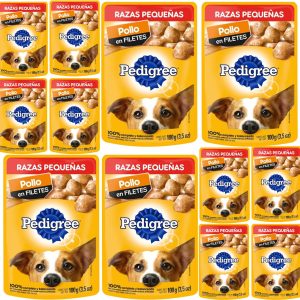 Saché / Pouch Perro Pedigree Raza Pequeña 12 Unidades