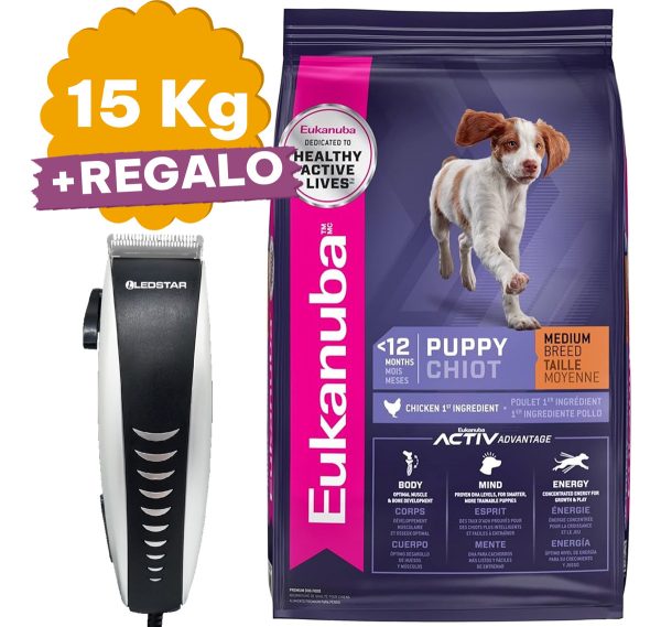 Comida Eukanuba Cachorro Raza Mediana 15 Kg + - Imagen 2