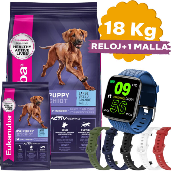 Eukanuba Perro Cachorro Raza Grande 18 Kg (15 + 3) - Imagen 2