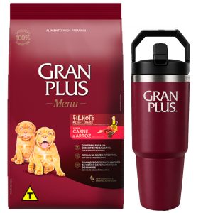 Gran Plus Menú Perro Cachorro Mediano y Grande Carne y Arroz 20 kg