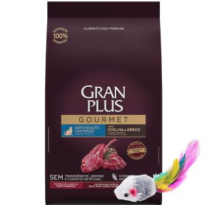 Gran Plus Gourmet Gato Adulto Castrado Cordero 3 kg