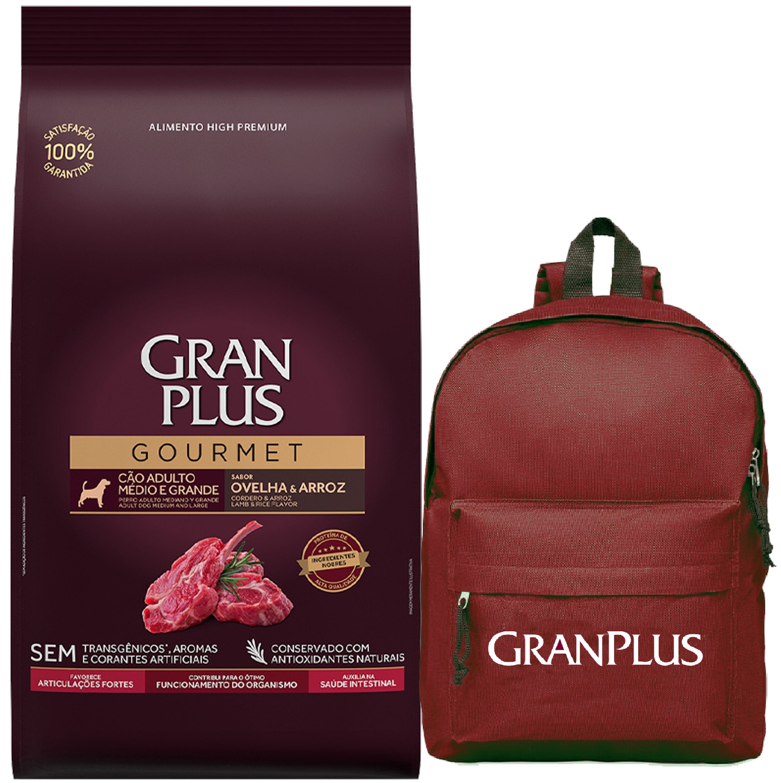 Gran Plus Gourmet Perro Adulto Mediana/Grande Cordero 15 Kg