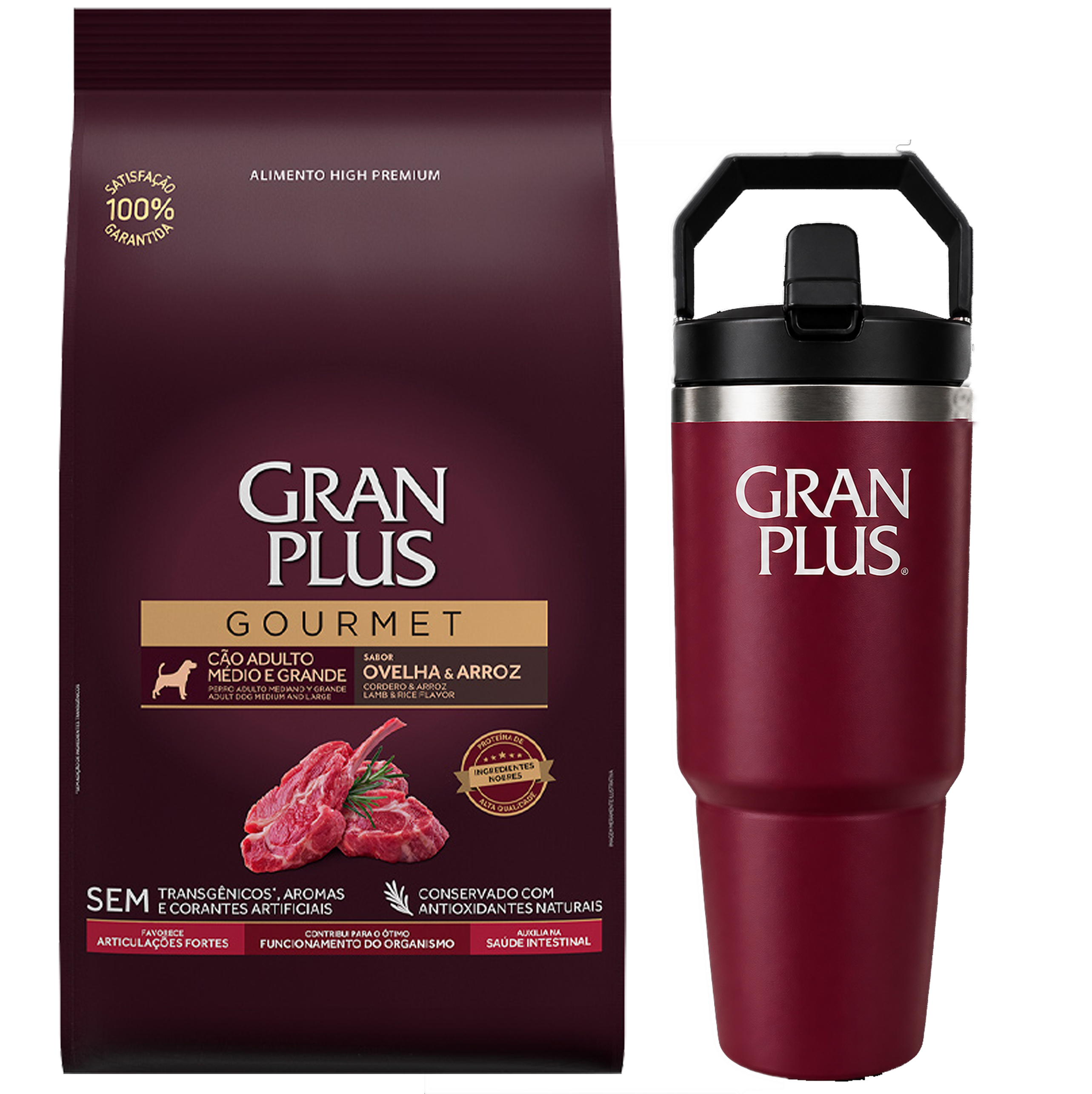 Gran Plus Gourmet Perro Adulto Mediano y Grande Cordero 16,5 kg
