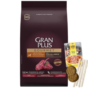 Gran Plus Gourmet Perro Cachorro Mediano/ Grande Cordero 15 Kg