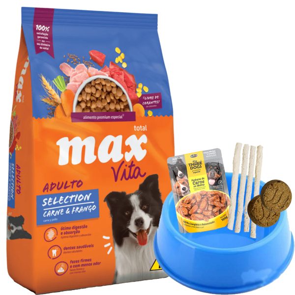 Max Vita Selection Perro Adulto Sabor Carne y Pollo 18 Kg
