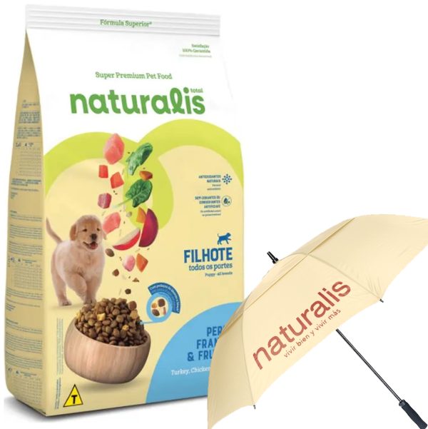 Naturalis Perro Cachorro Todas las Razas 15 Kg / Sabor Pollo, Pavo y Frutas