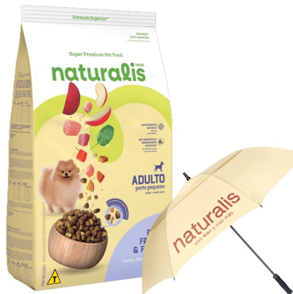 Naturalis Perro Adulto Raza Pequeña 10 Kg / Sabor Pollo, Pavo y Frutas
