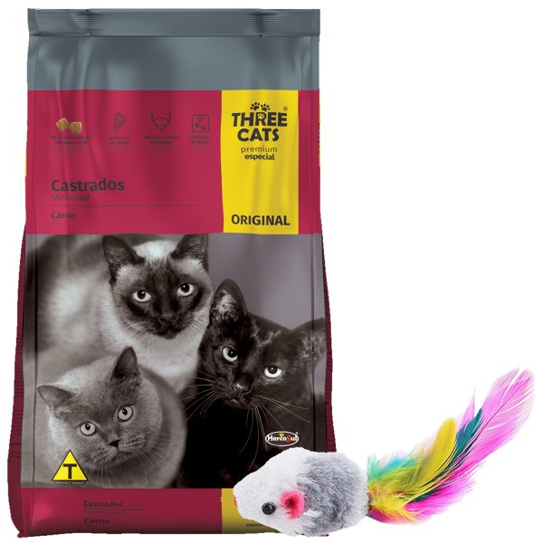Three Cats Original Gato Castrado 1 Kg
