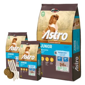 Comida Seca Perro Cachorro Astro Junior 15kg Premium